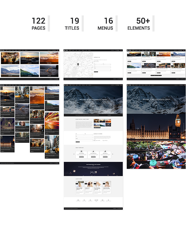 Saha - Photography / Creative Portfolio Template - 2