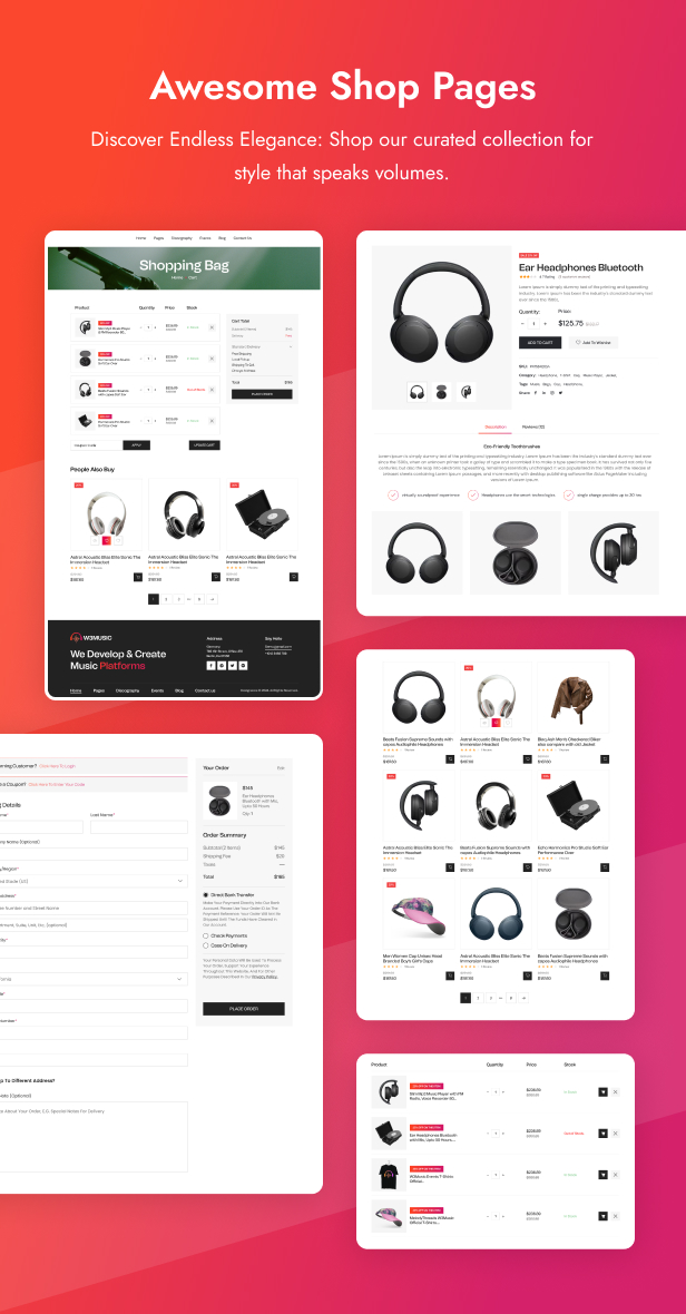 W3Music - Music, Band, DJ Bootstrap HTML Template