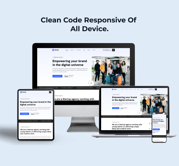 Zenfy - Software, SaaS & Digital Agency Template - 6