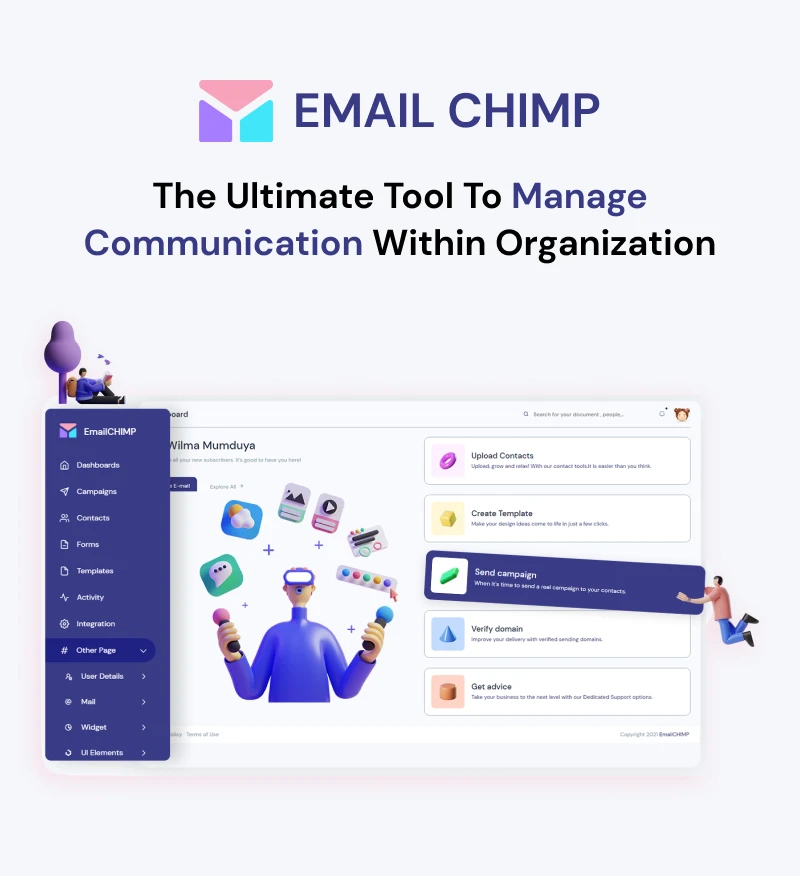 EmailChimp - Marketing Tool Admin Template (VueJS, Laravel, HTML) - 7