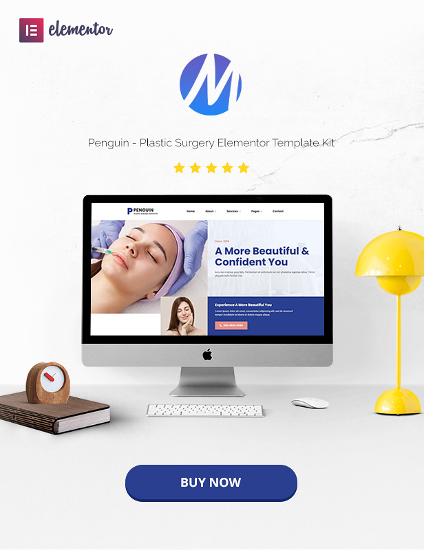 Penguin - Plastic Surgery Elementor Template Kit - 1