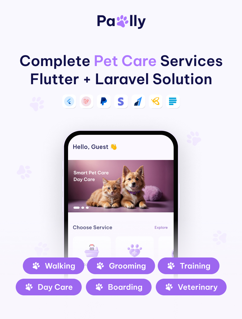 Pawlly - All-in-one Pet Care Solution in Flutter + Laravel - 14