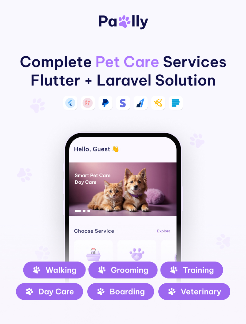 Pawlly - Multivendor Pet Care Business Software in Flutter + Laravel with ChatGPT - 5