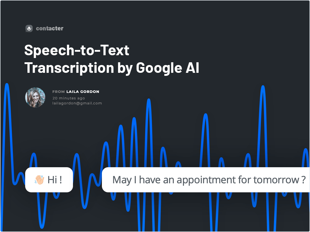 Speech-to-Text Transcription by Google AI