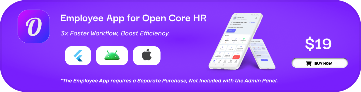 Employee app buy now link