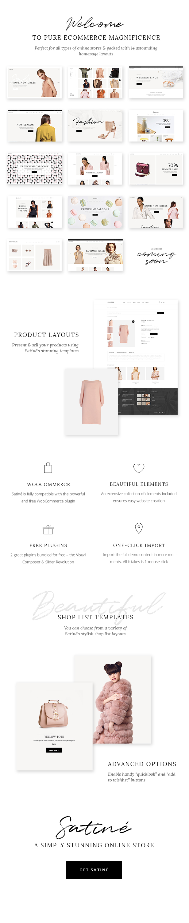 Satiné - Fashion and Clothing Shop Theme - 1