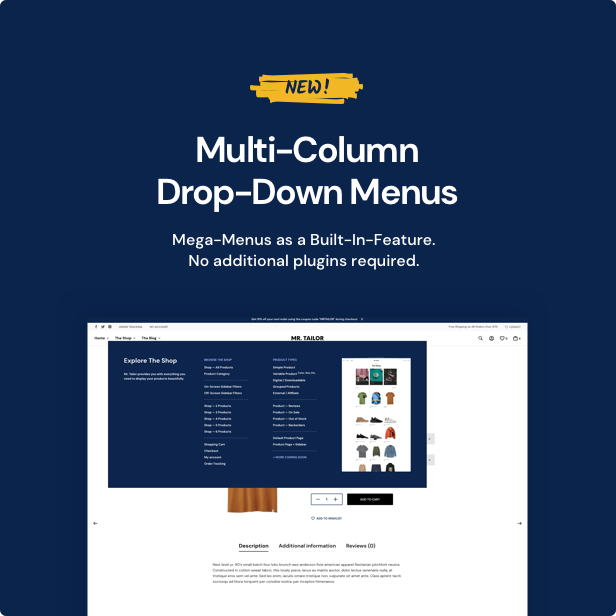 Mr. Tailor - eCommerce WordPress Theme for WooCommerce - 9