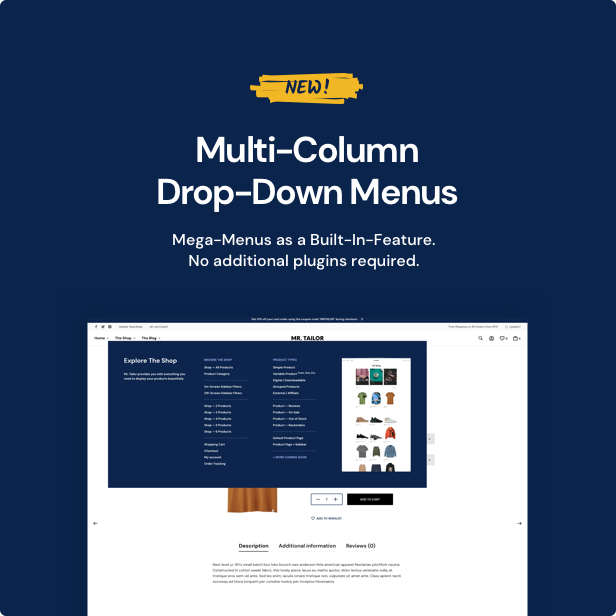 Mr. Tailor - eCommerce WordPress Theme for WooCommerce - 10