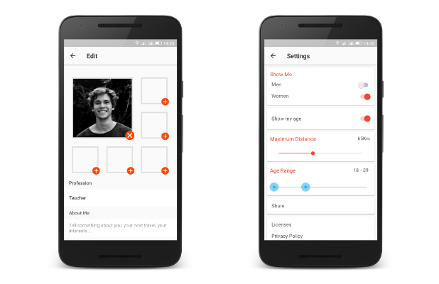 NearMe | Android Dating App (Android Studio & Firebase) - 6