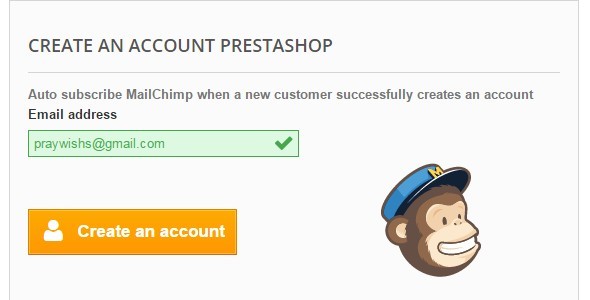 Auto subscribe MailChimp Prestashop Module