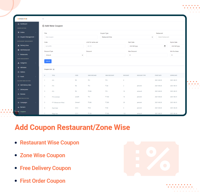 StackFood Multi Restaurant v6.3.0 - Food Delivery App with Laravel Admin and Restaurant Panel - Authentic WP