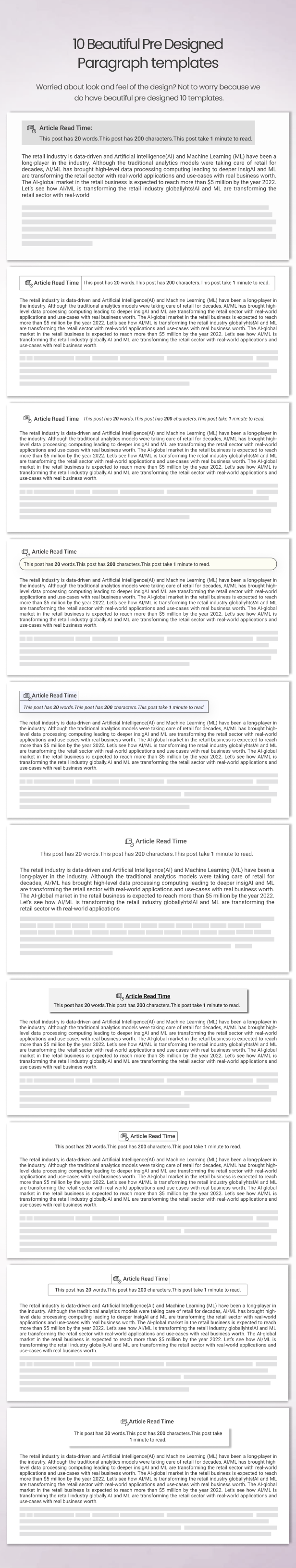 Article Read Time & Progress Bar - 6