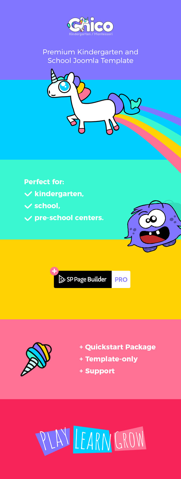 Chico - Premium Kindergarten and School Joomla Template - 1