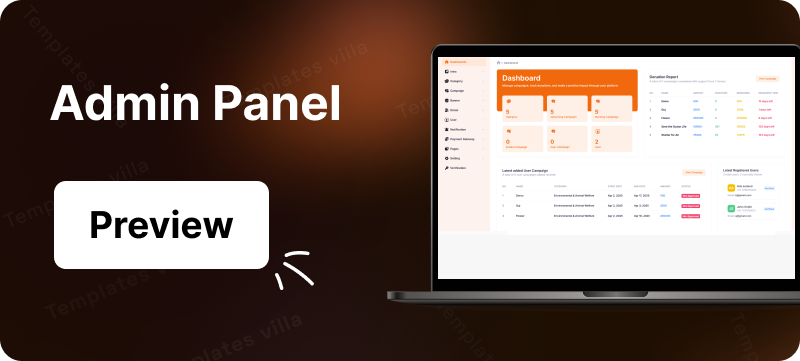 CaringHandsApp: Charity Full App in Flutter with Node,js Backend | SupportStream App - 2