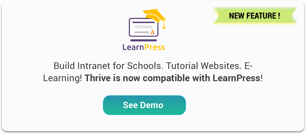 Thrive LearnPress E-Learning Demo