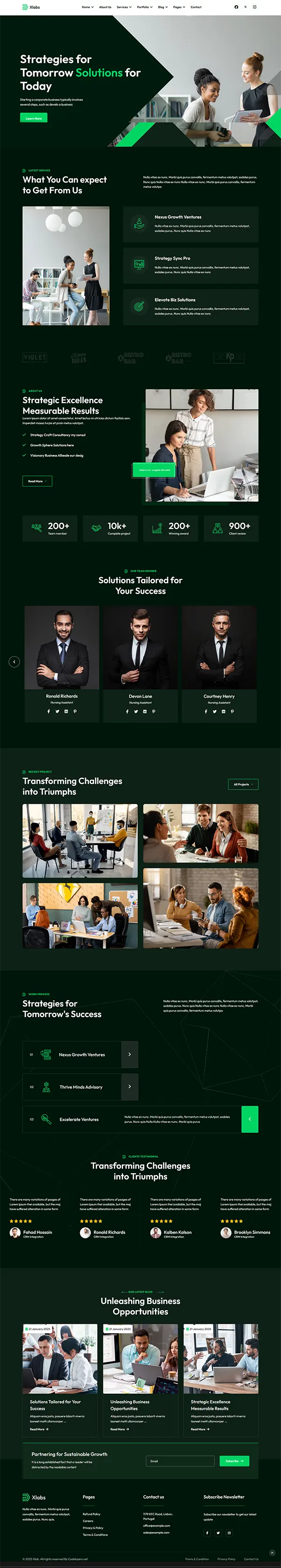 Xlab joomla template