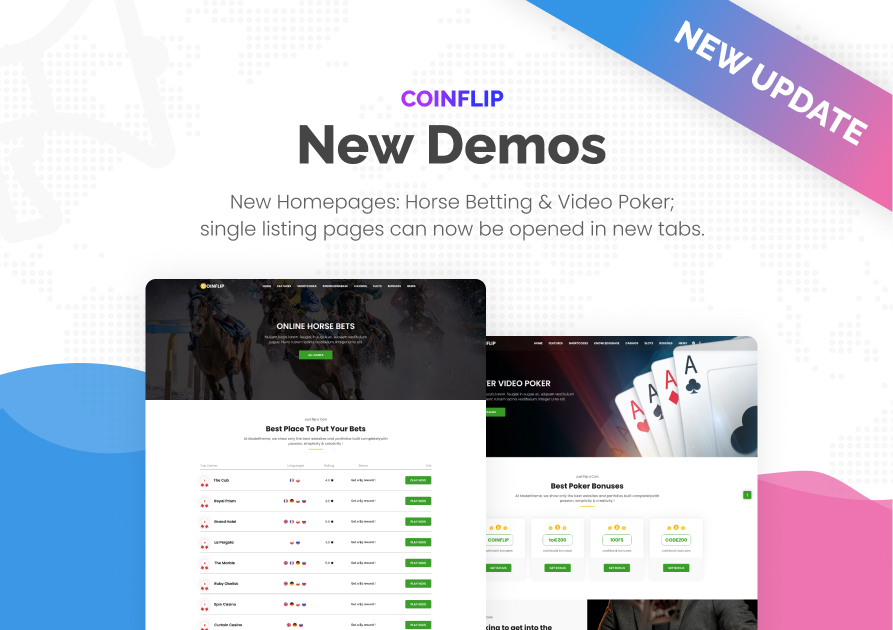 Coinflip - Casino Affiliate & Gambling WordPress Theme - 2