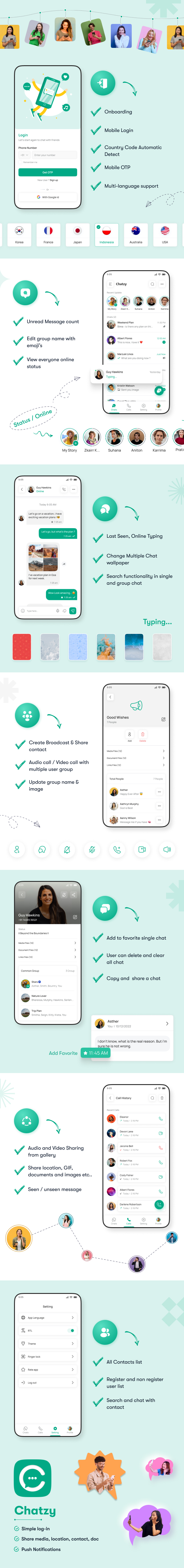 Whatsapp Clone Full Chat & Call App | Android & iOS Flutter Chat app - Chatzy