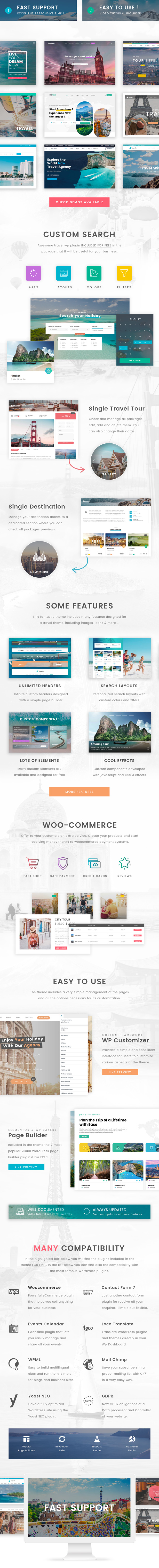 Love Travel - WordPress Theme - 1