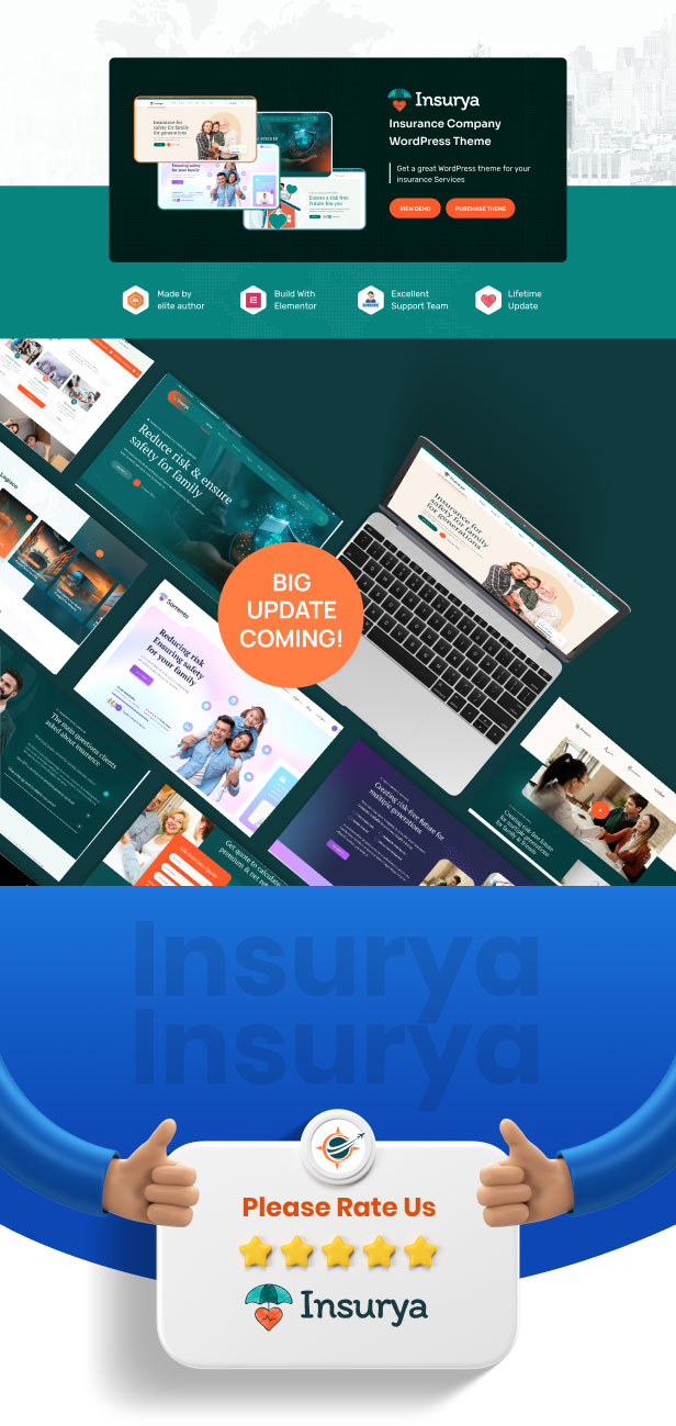 Insurya - Insurance WordPress Theme - 8