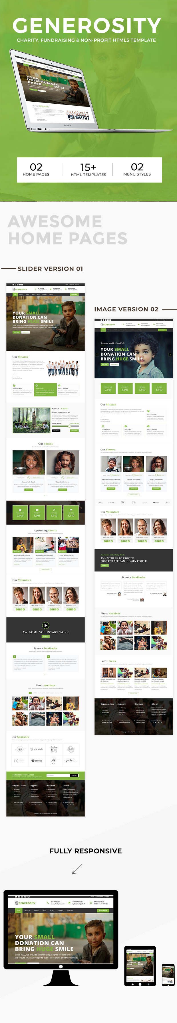 Generosity - Charity HTML5 Template - 7