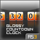 Glossy Countdown Clock - AS3