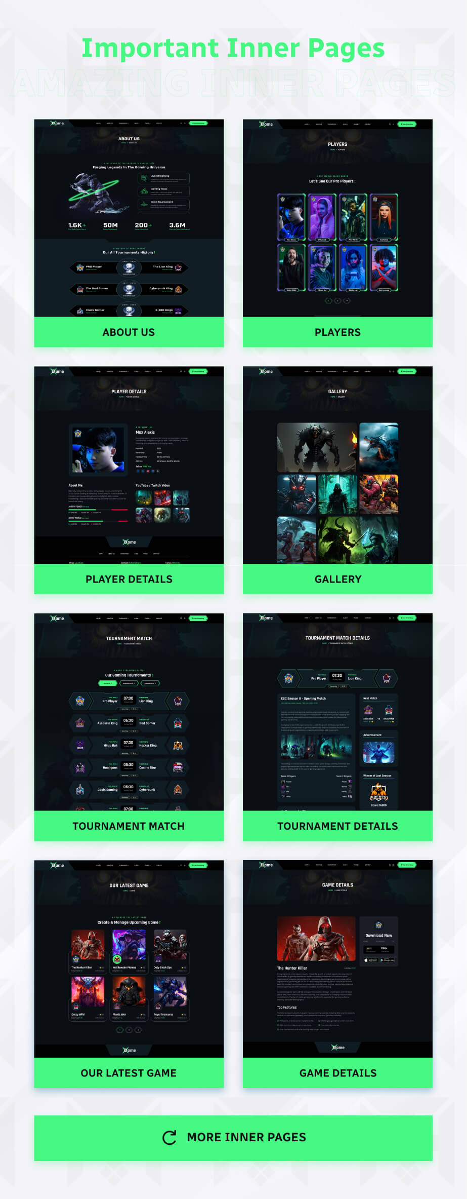 Bame - eSports and Gaming WordPress Theme