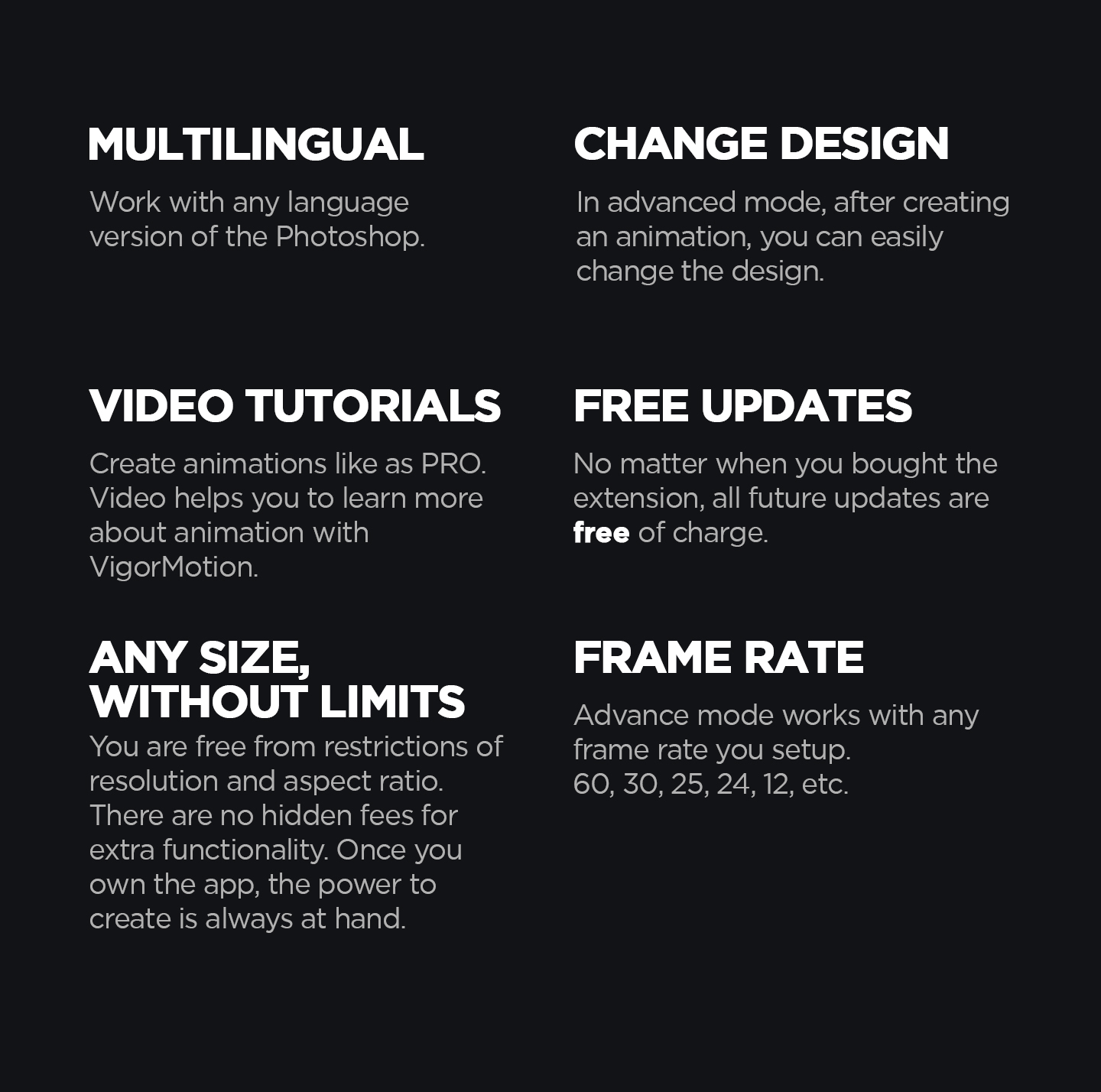 Vigormotion Photoshop Plugin for Animation - 11