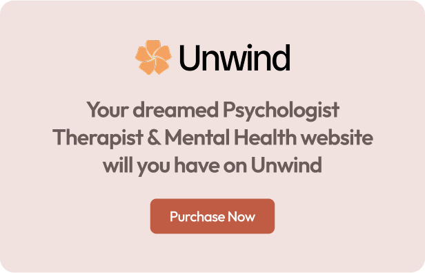 Unwind - Psychologist Therapist & Mental Health Elementor Template Kit - 7