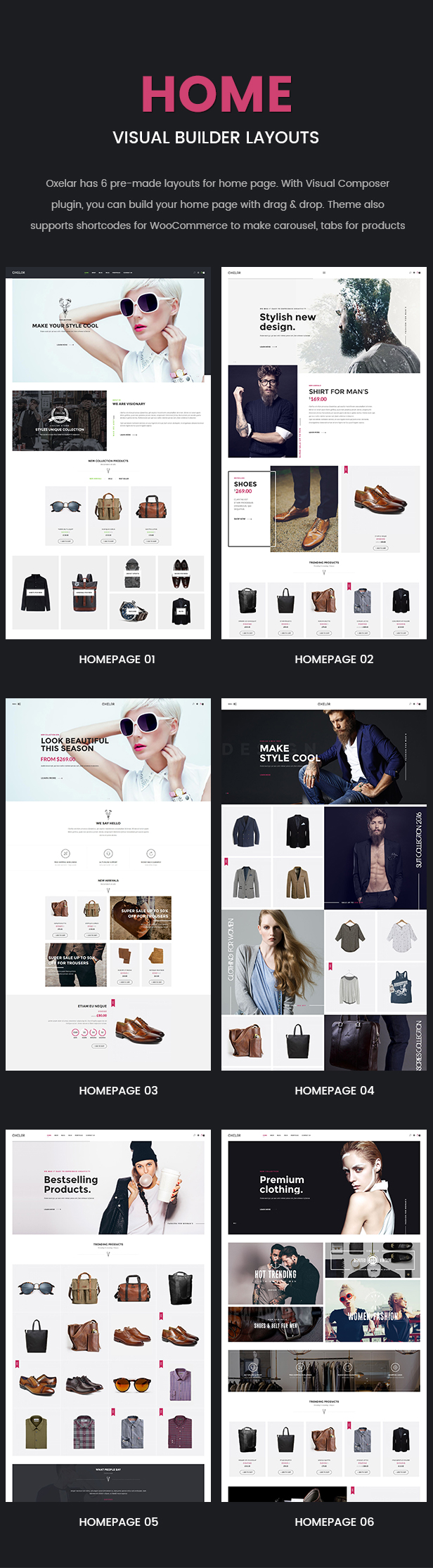 Oxelar - Fashion Responsive WordPress Theme 2