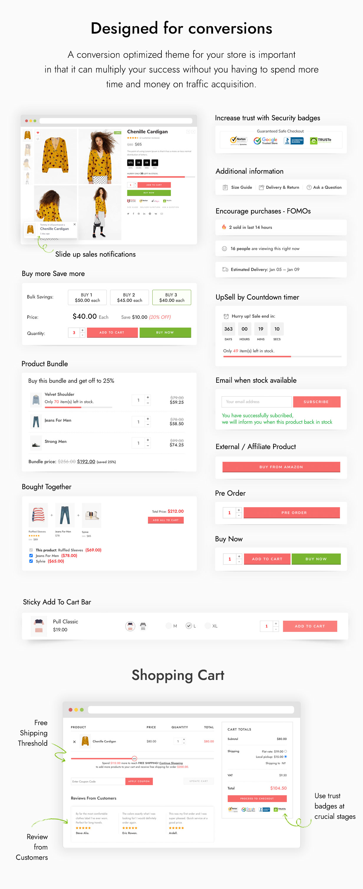 Elessi - WooCommerce AJAX WordPress Theme - Design for converstaion