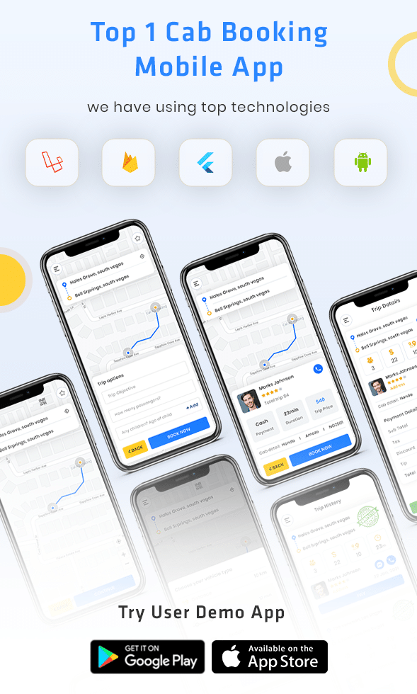 CabME - Flutter Complete Taxi Booking Solution - 4