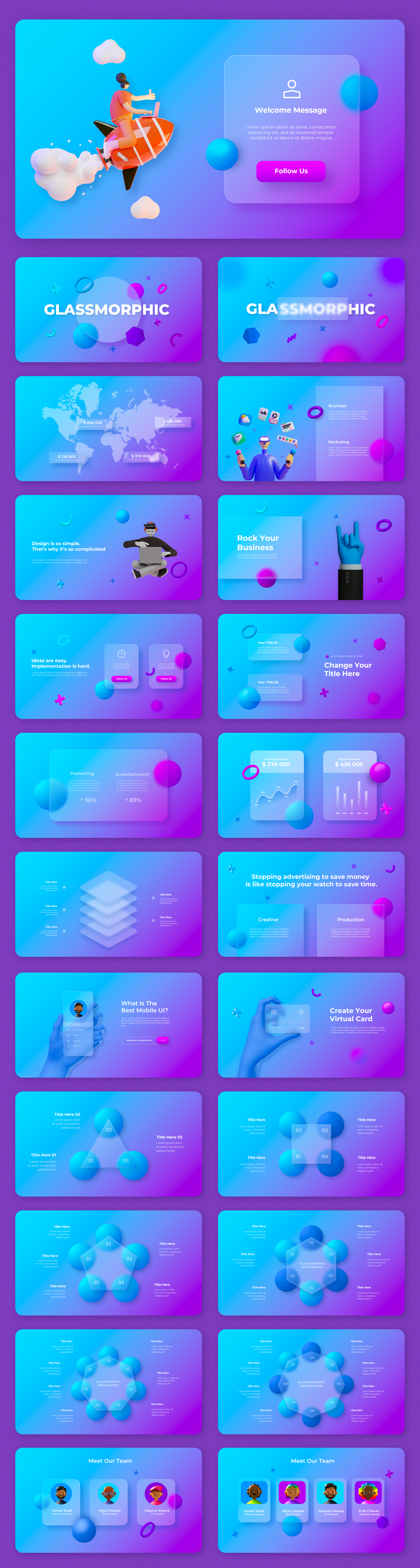 Multipurpose Infographics PowerPoint Templates v.5.2 - 76