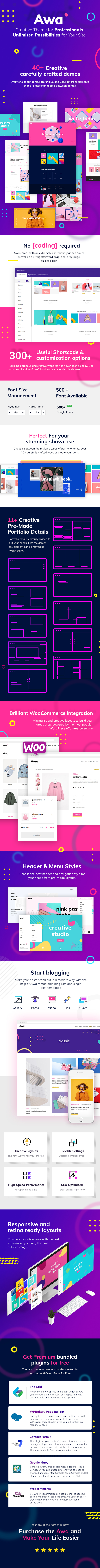 Awa - Portfolio WordPress - 5