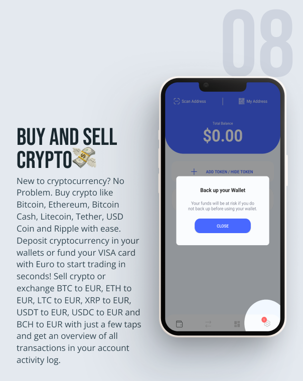 CryptoWallet PRO 2022 - Own Token - Dapp Browser - 13