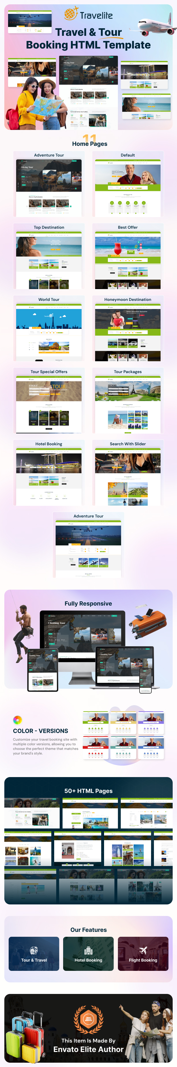 Travel & Tour Booking HTML Template - 1