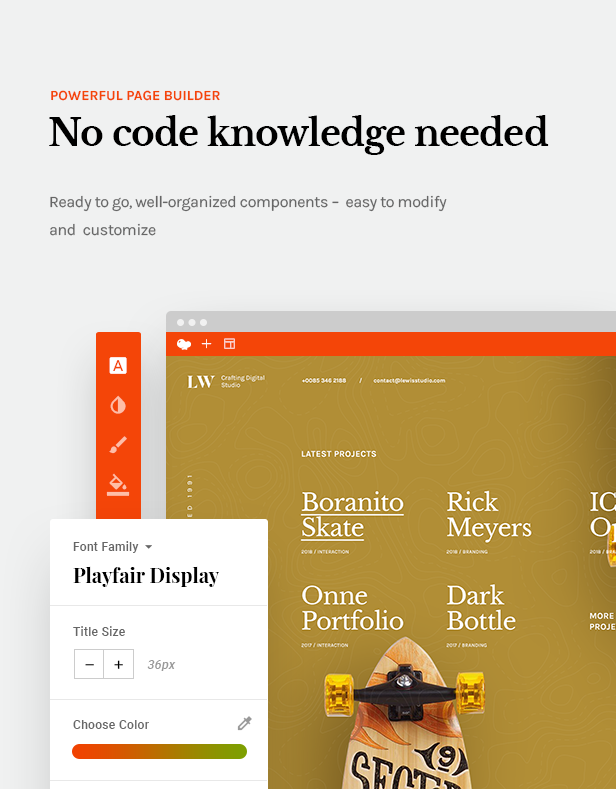 Lewis - Creative Portfolio WordPress Theme - 6