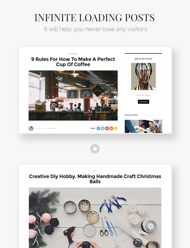 Look: Minimal Magazine and Blog WordPress Theme - 8