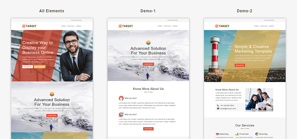 Target - Responsive Email Template + Stampready Builder