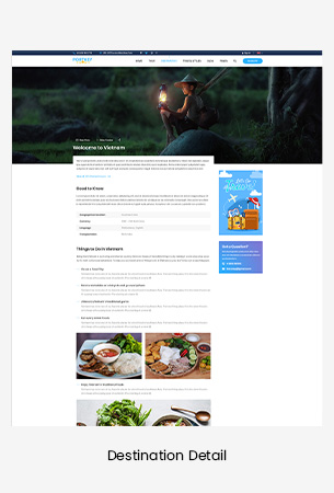 Creative Travel Booking HTML Template - PortKey
