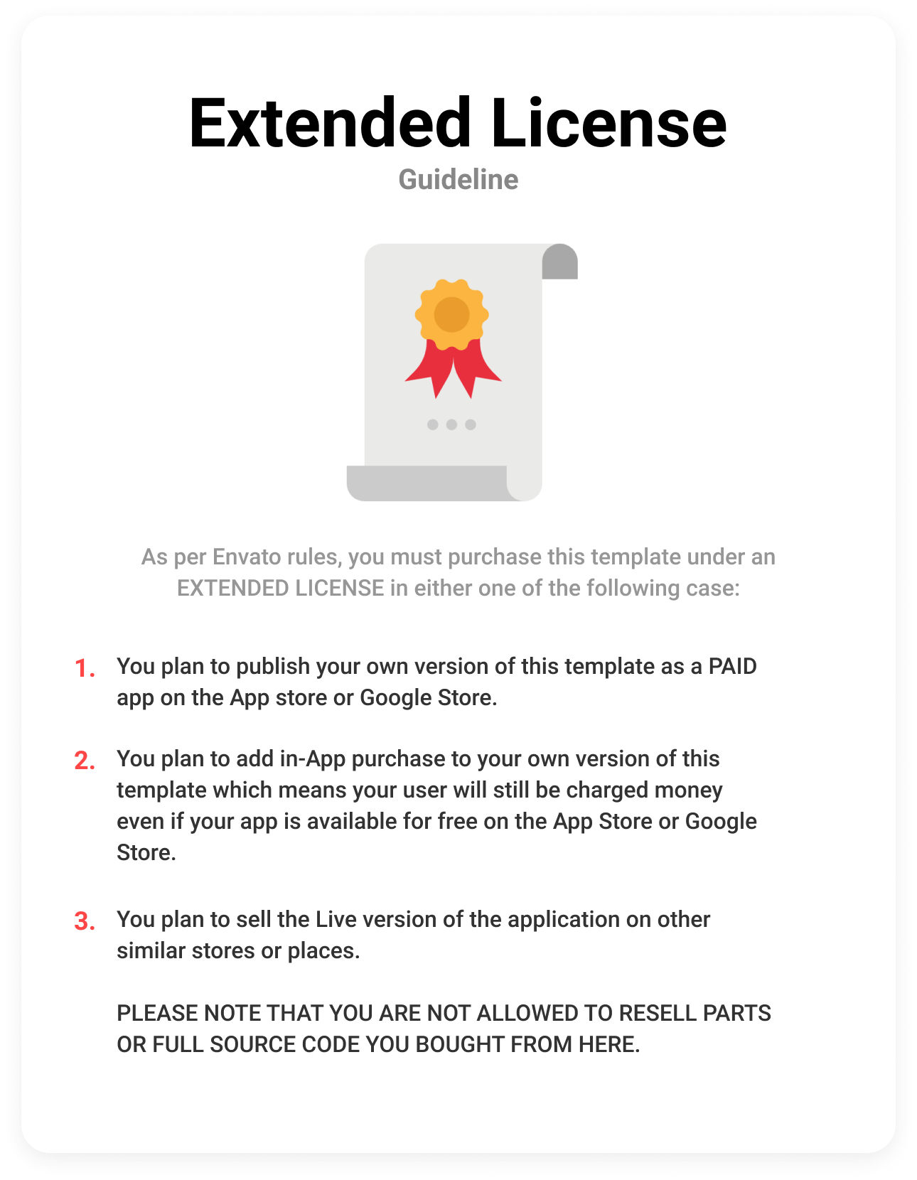 Extended License Notice