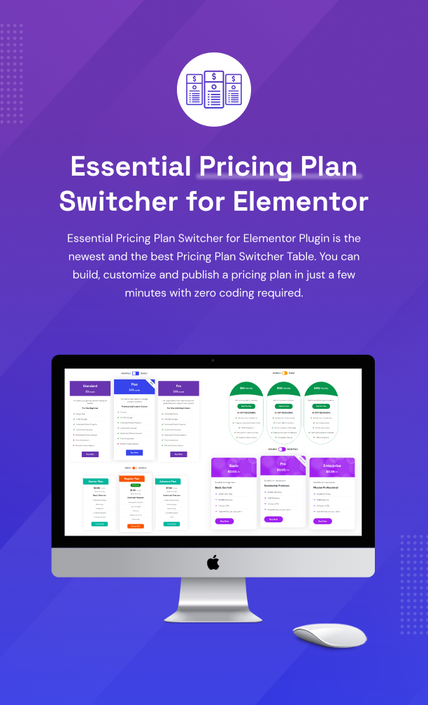 Essential Pricing Plan Switcher for Elementor WordPress Plugin