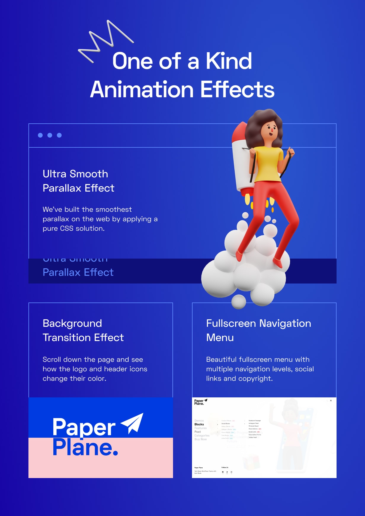 Paper Plane - Creative Parallax WordPress Blog Theme - 12