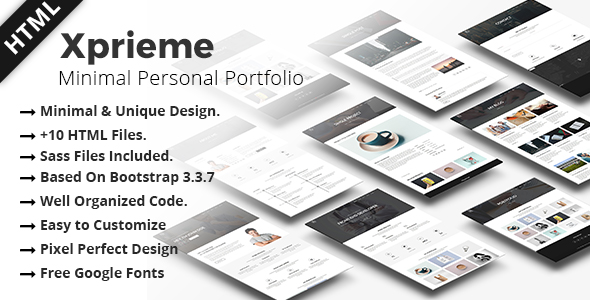Xpreime HTML Portfolio