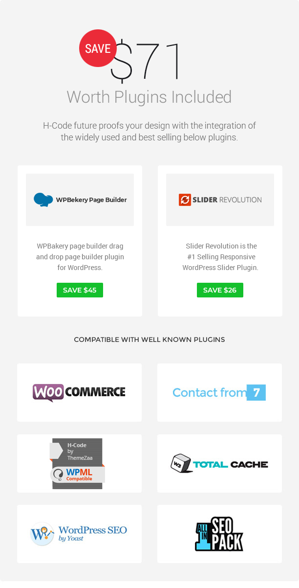 H-Code Responsive & Multipurpose WordPress Theme - 13