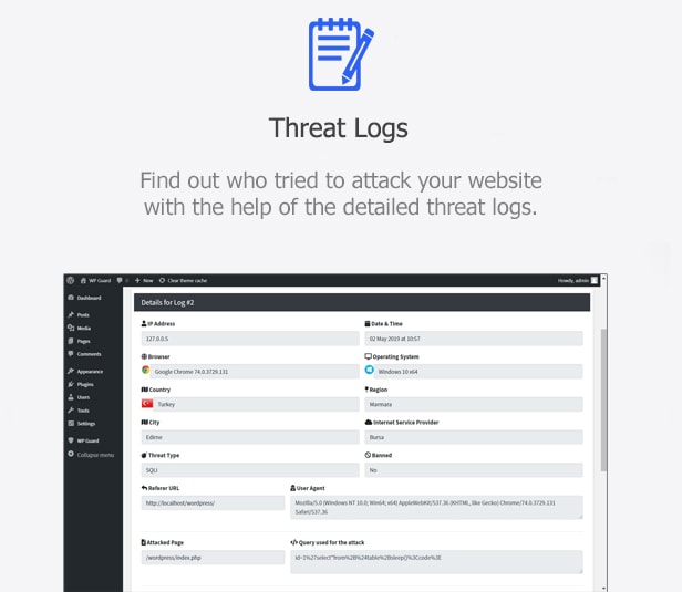 WP Guard - Security, Firewall & Anti-Spam plugin for WordPress - 3