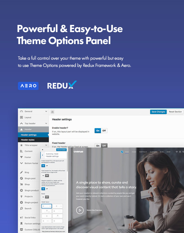 Tema WordPress Avenida