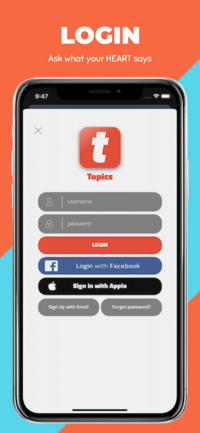 Topics | iOS Universal Social Discussion App Template (Swift) - 20