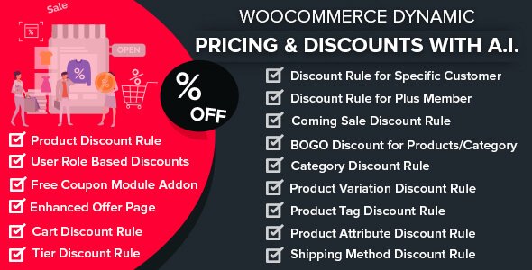 woocommerce dynamic pricing & discount