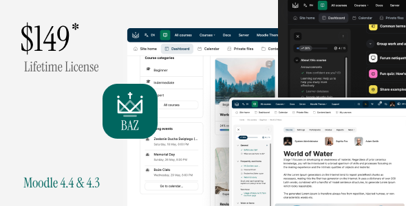 BAZ - Moodle Theme